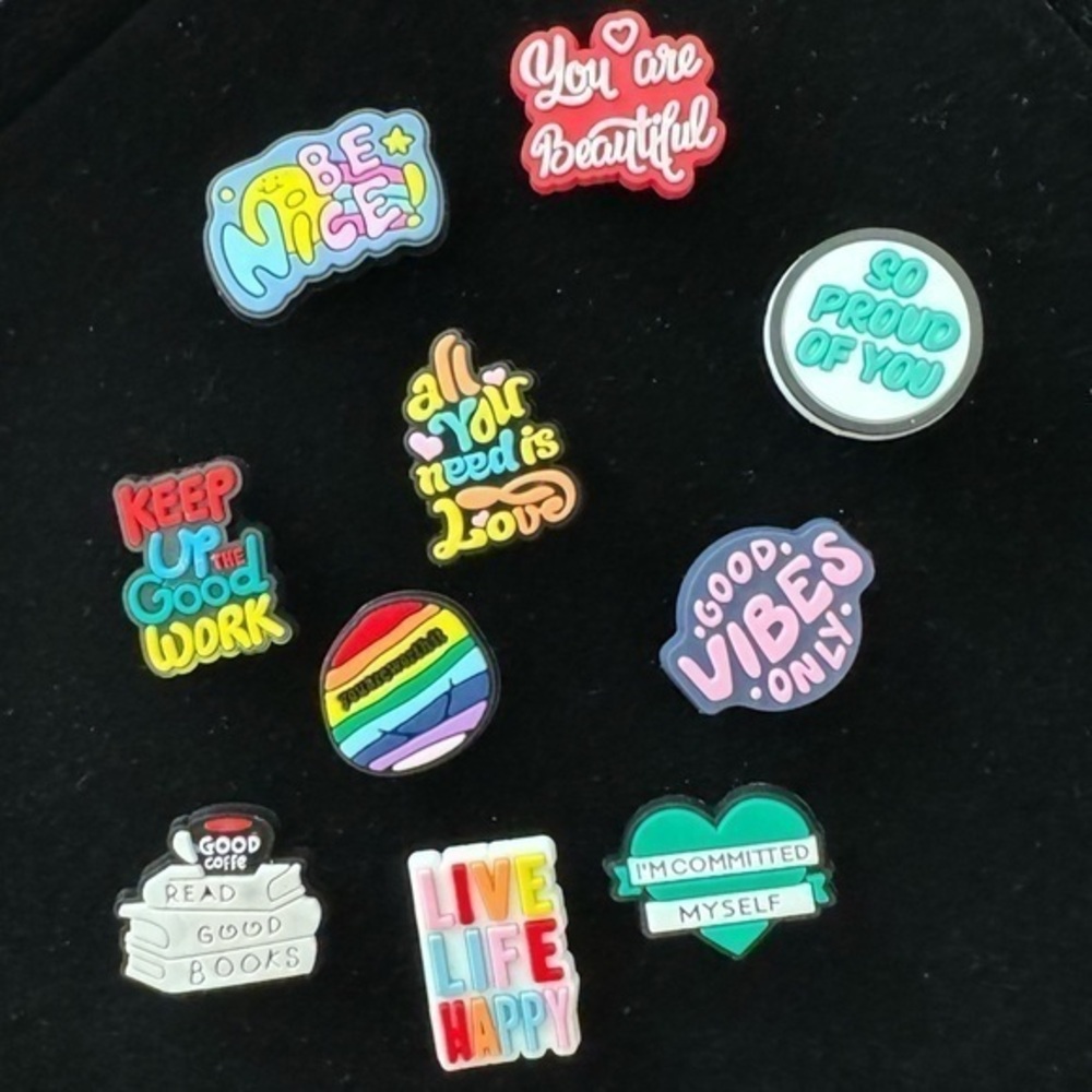 10 pcs of Shoe Charms or Jibbitz for Crocs or others like Crocs NEW